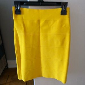 A sleek, bandage-style skirt by BCBGMAXAZRIA.